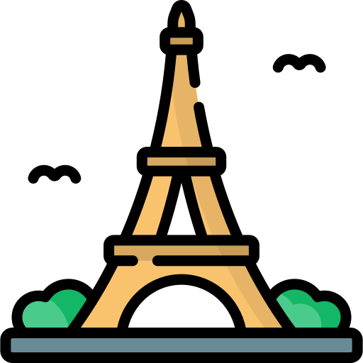 Eiffel Tower icon by freepik